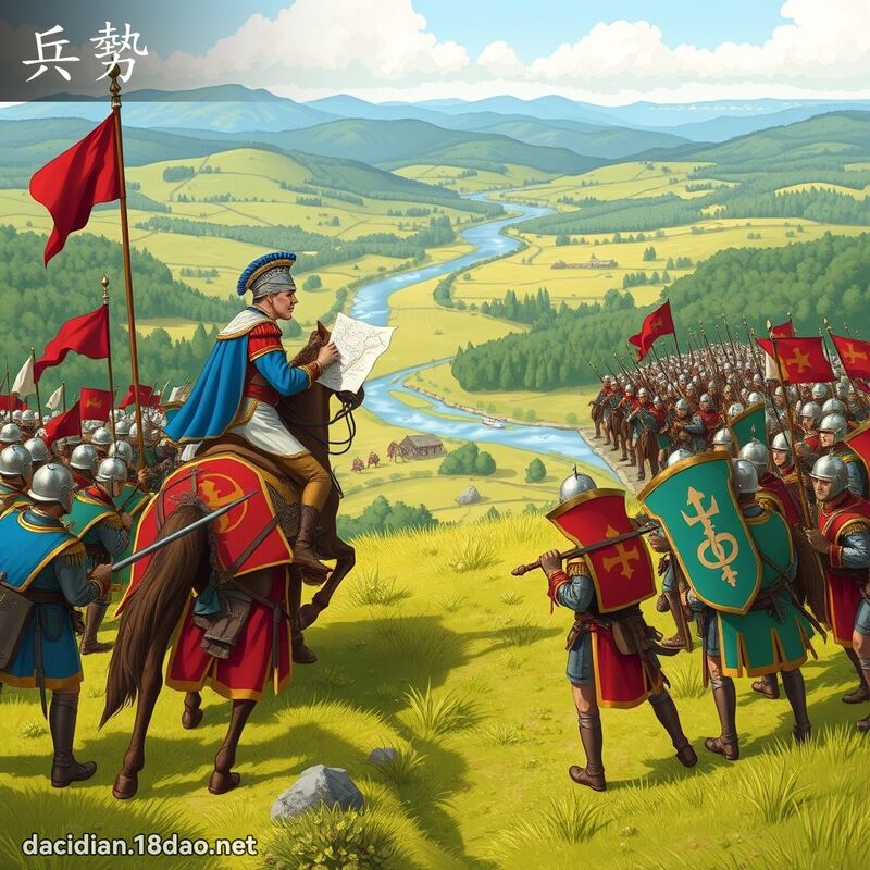 兵勢 - 國語大辭典配圖