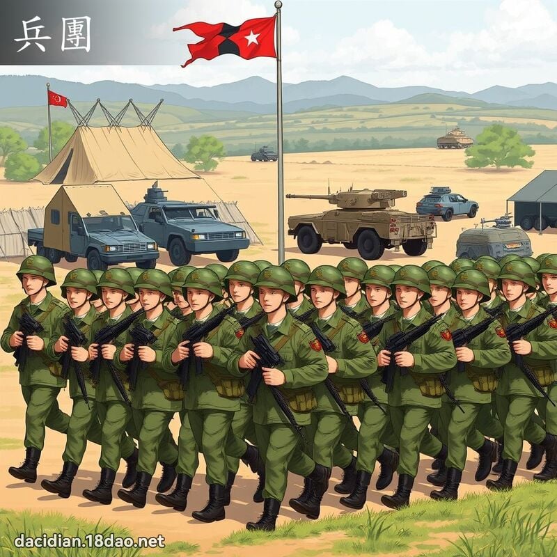 兵團 - 國語大辭典配圖