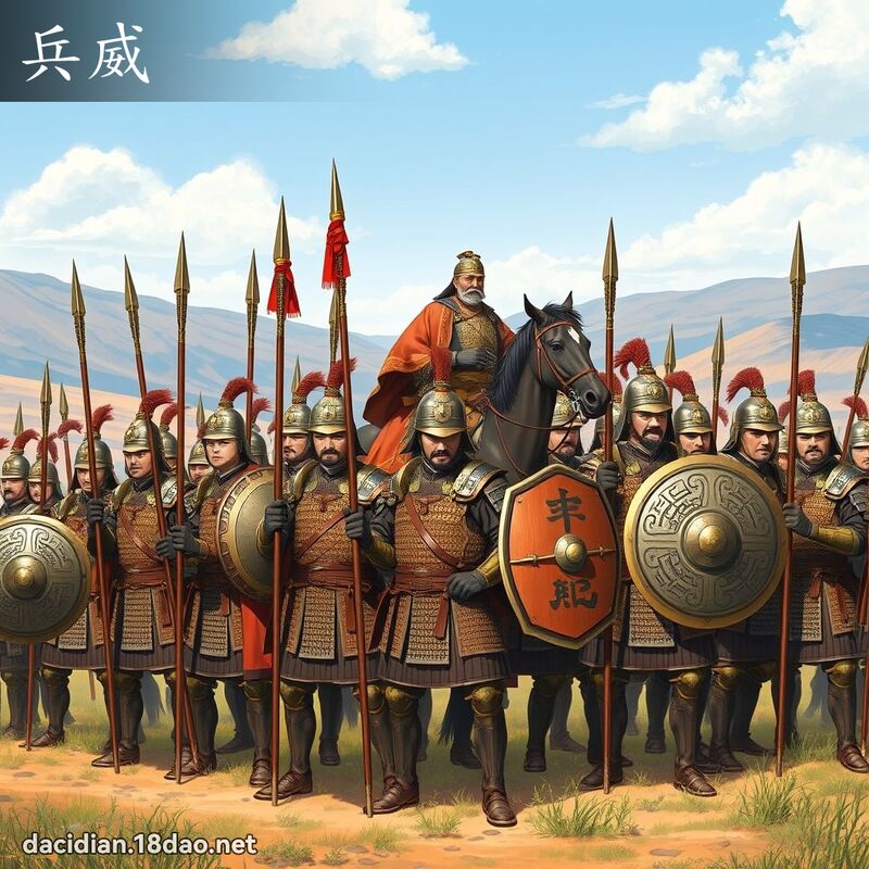 兵威 - 國語大辭典配圖