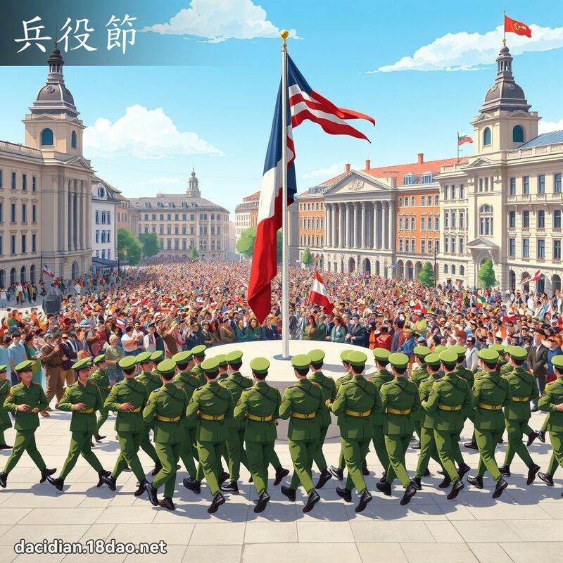 兵役节 - 国语大辞典配图