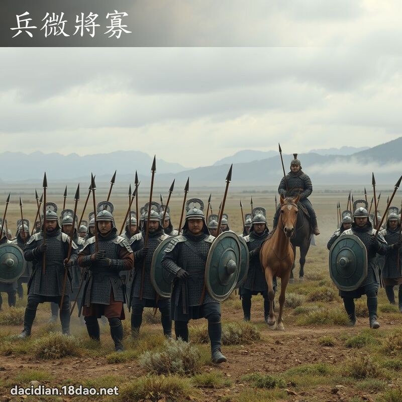兵微將寡 - 國語大辭典配圖
