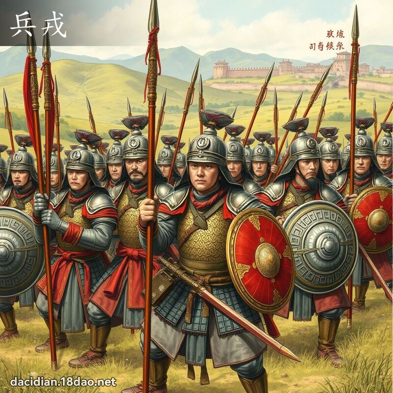 兵戎 - 國語大辭典配圖