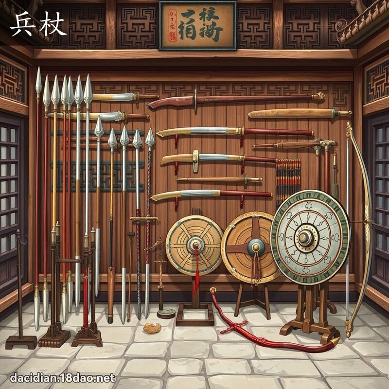 兵杖 - 國語大辭典配圖