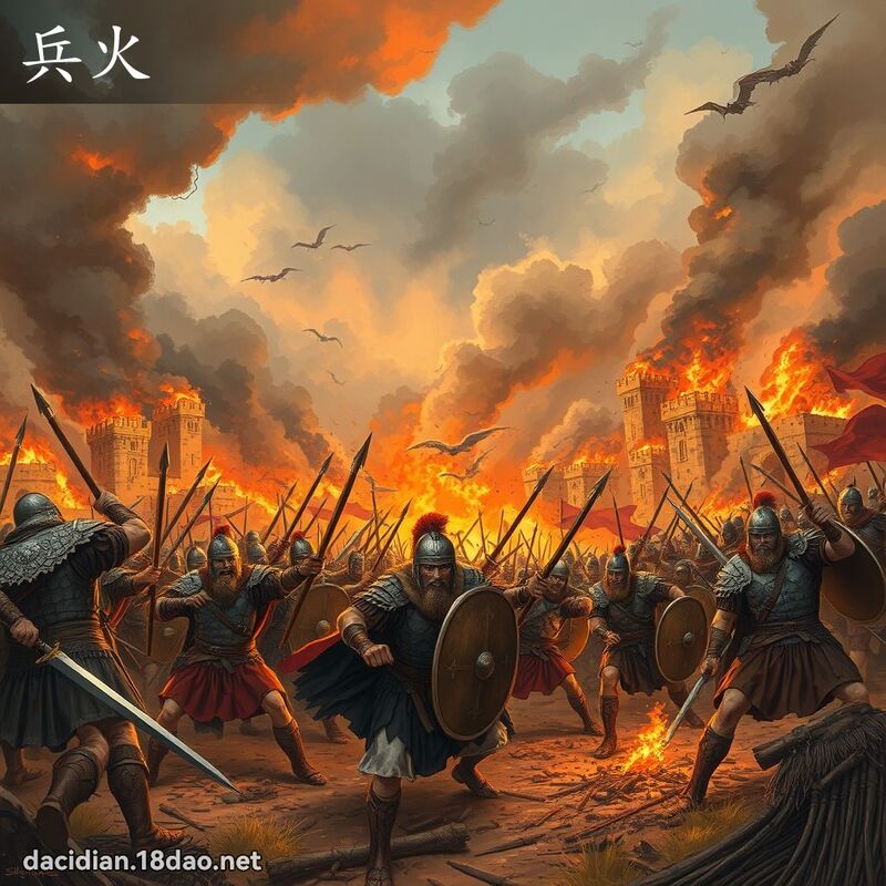 兵火 - 國語大辭典配圖