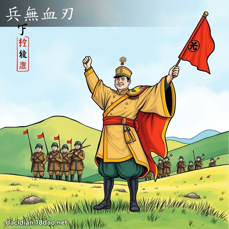兵无血刃 - 国语大辞典配图