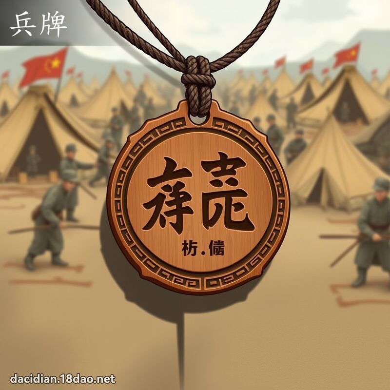 兵牌 - 國語大辭典配圖