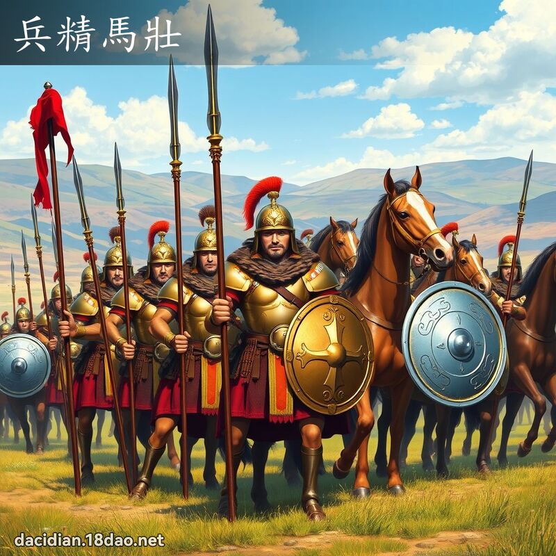 兵精马壮 - 国语大辞典配图