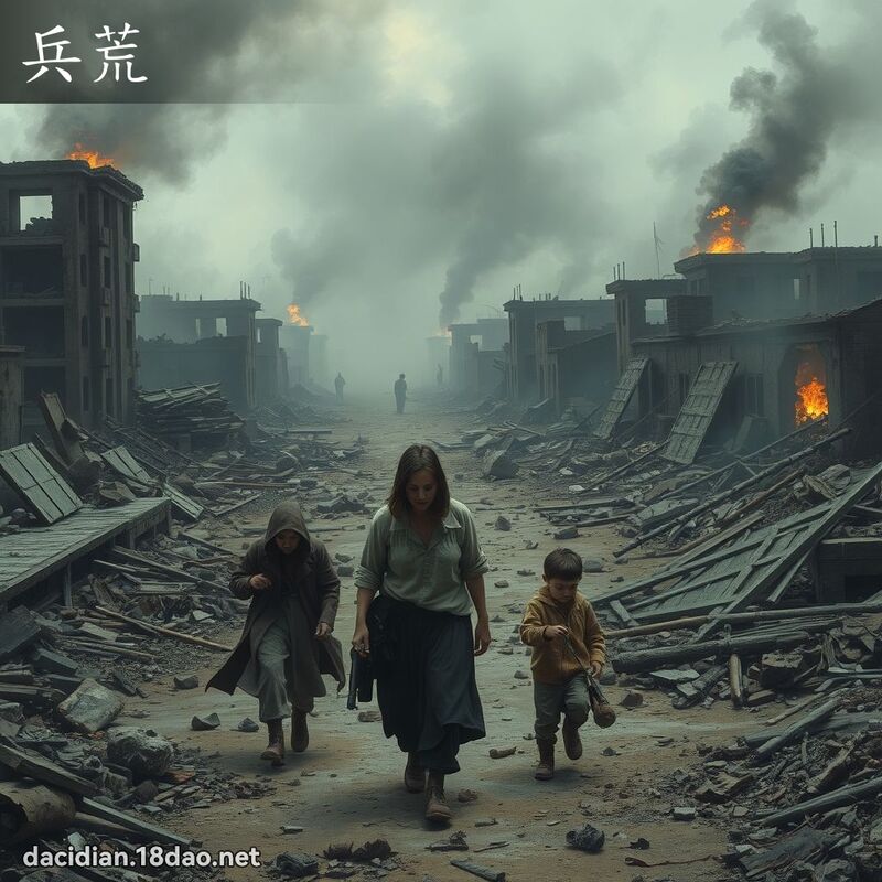 兵荒 - 國語大辭典配圖