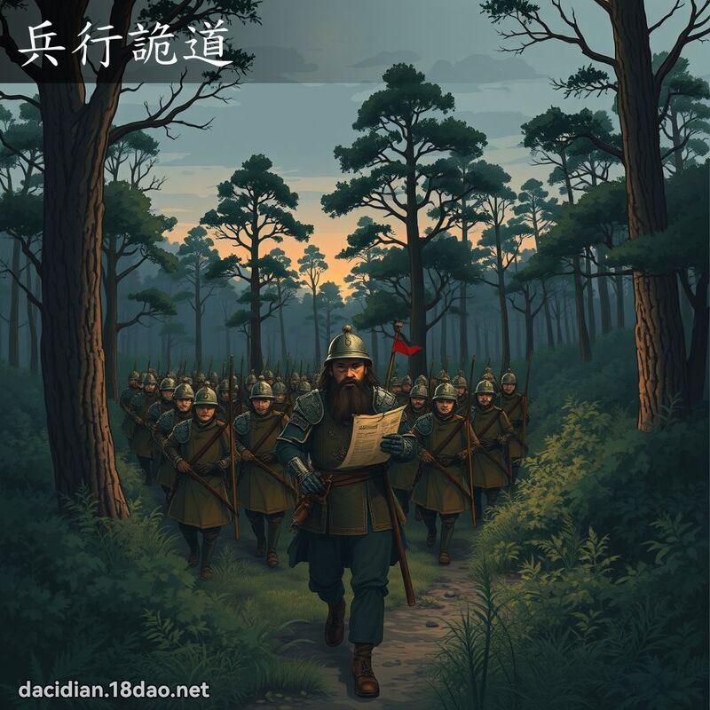 兵行诡道 - 国语大辞典配图