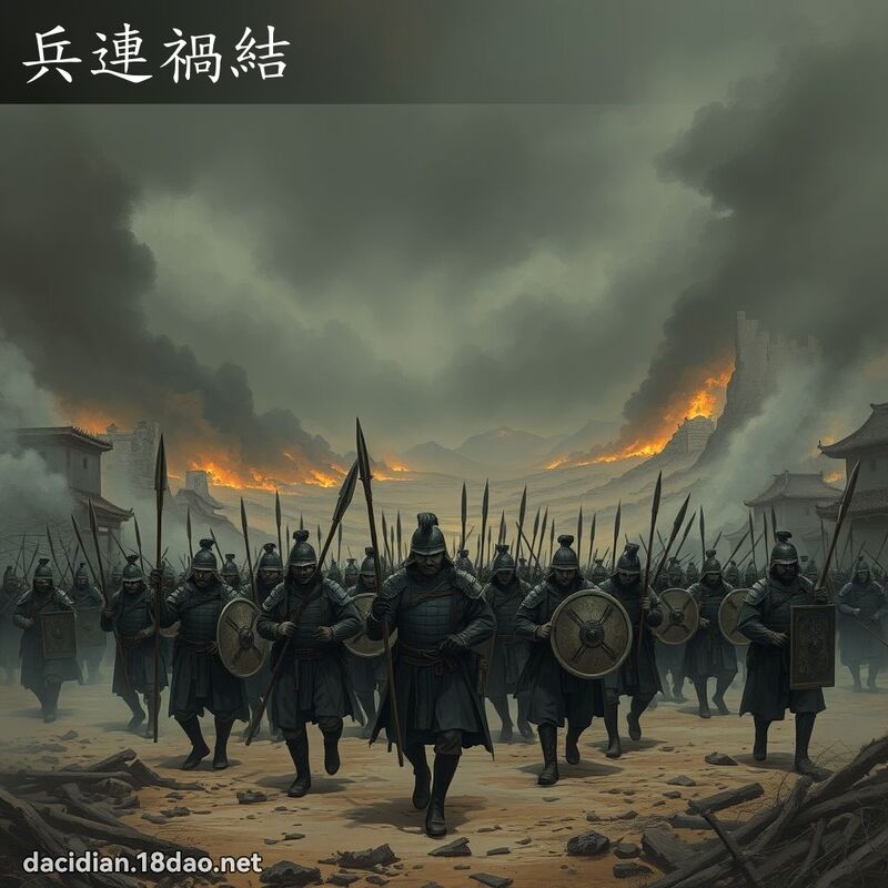 兵連禍結 - 國語大辭典配圖