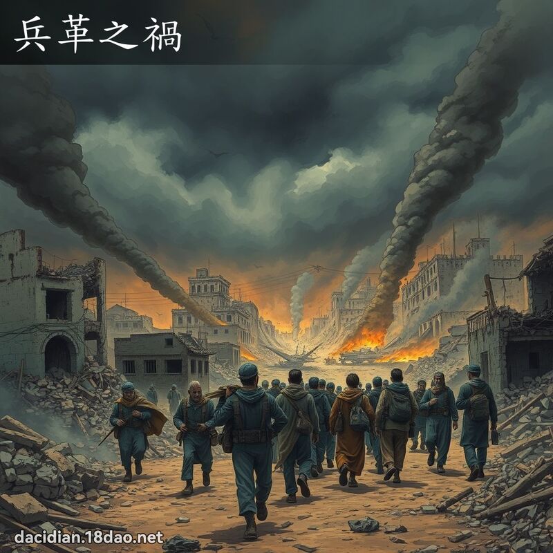 兵革之祸 - 国语大辞典配图