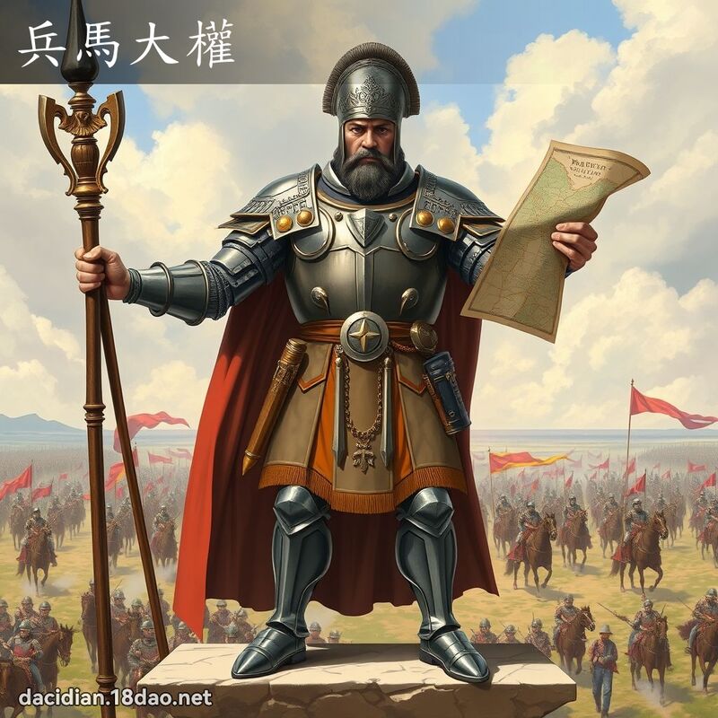 兵馬大權 - 國語大辭典配圖