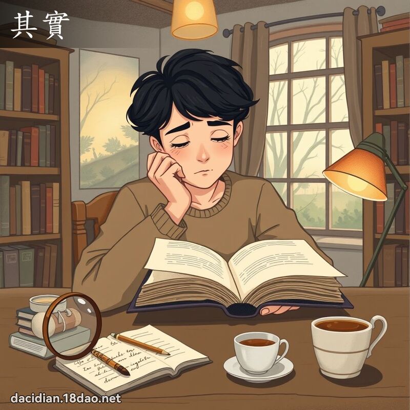 其實 - 國語大辭典配圖