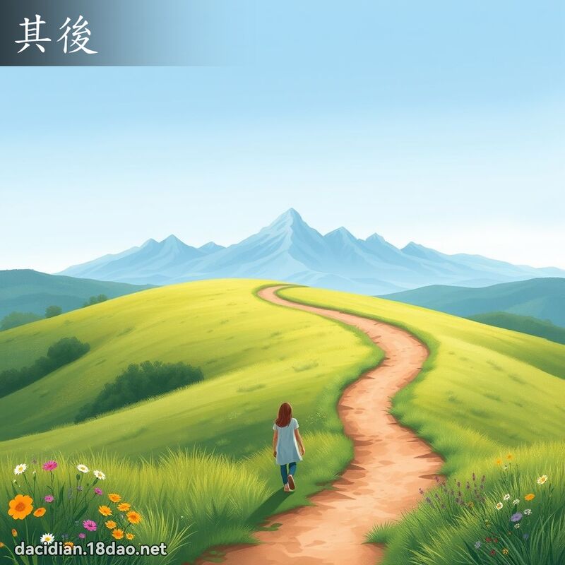 其後 - 國語大辭典配圖