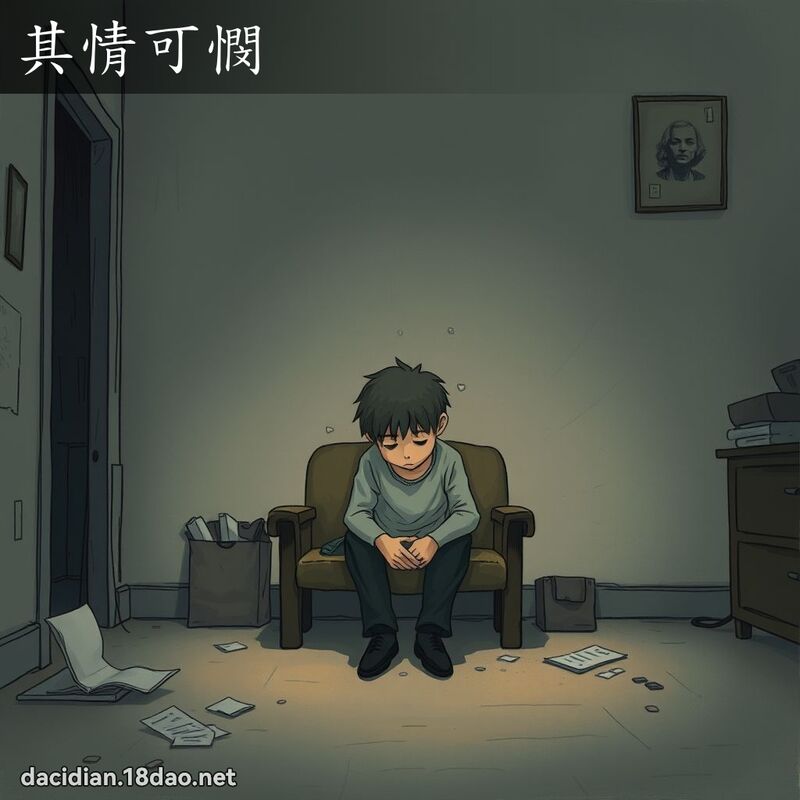 其情可憫 - 國語大辭典配圖