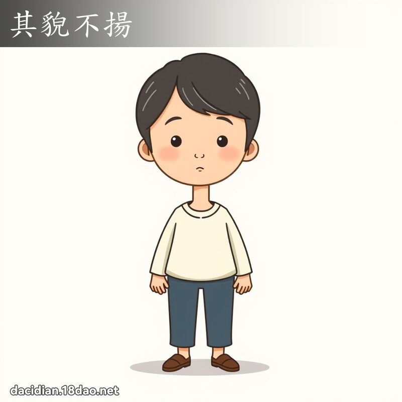 其貌不扬 - 国语大辞典配图