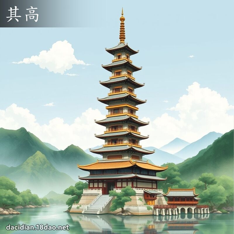 其高 - 国语大辞典配图