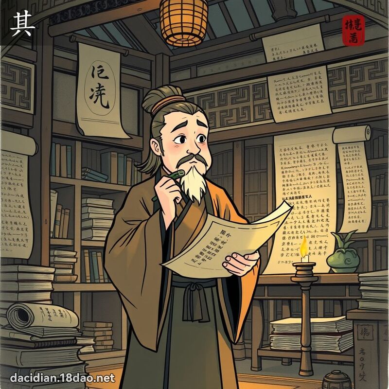 汉字: 其 (多音字)