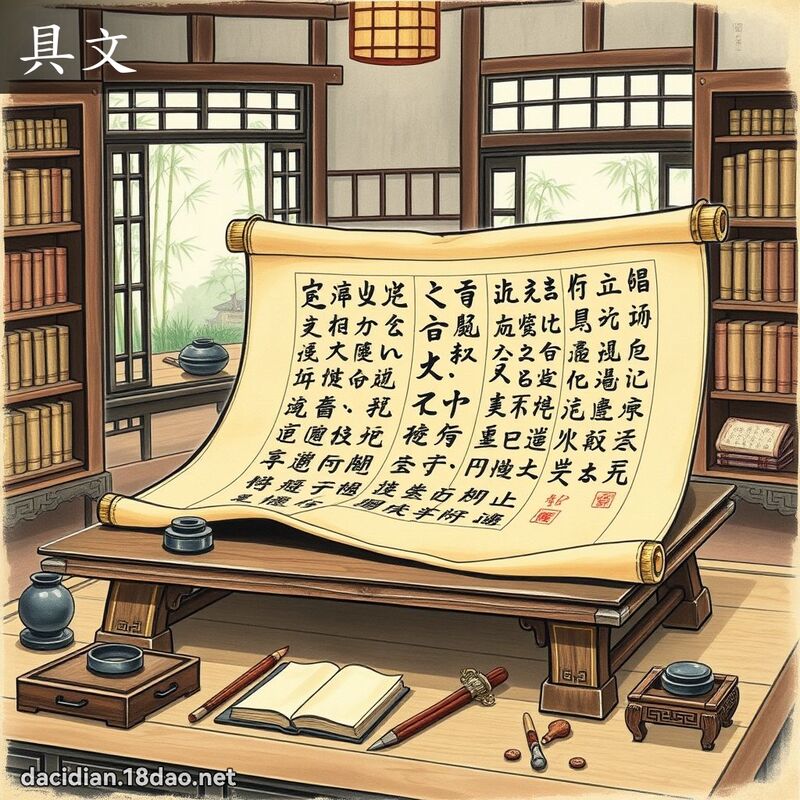 具文 - 国语大辞典配图
