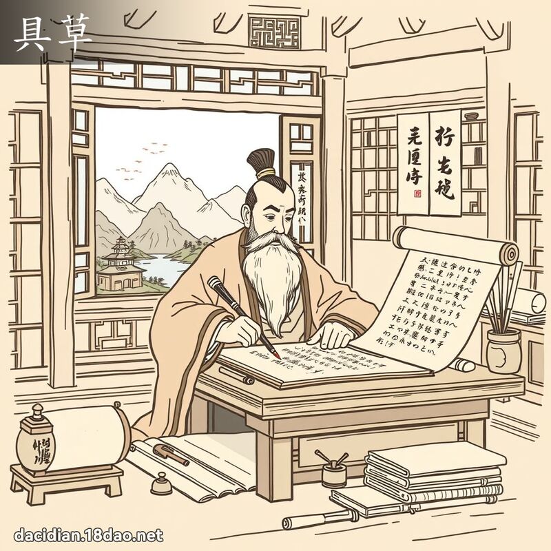 具草 - 国语大辞典配图
