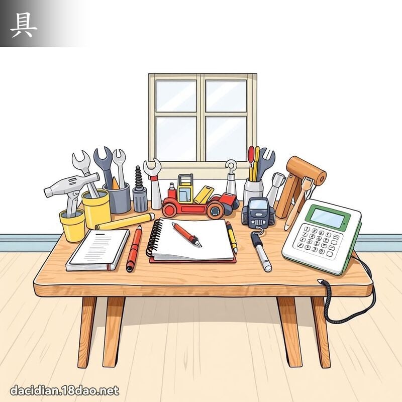 具 - 國語大辭典配圖