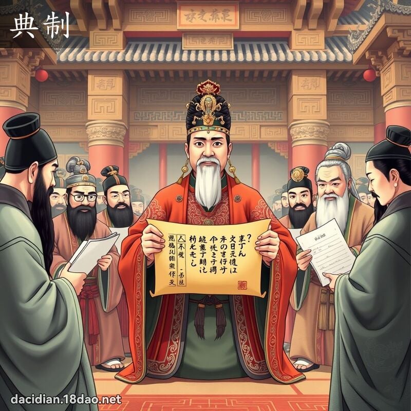典制 - 国语大辞典配图