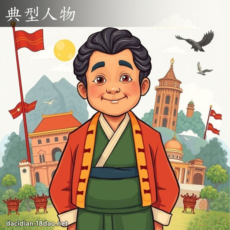 典型人物 - 国语大辞典配图