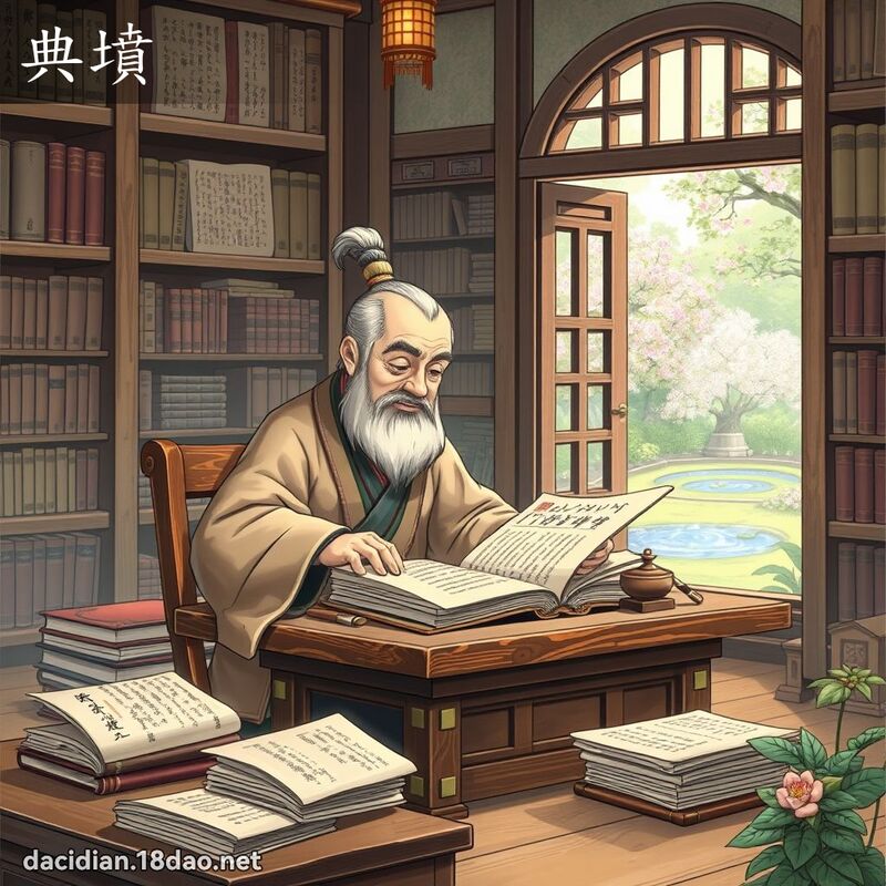 典墳 - 國語大辭典配圖