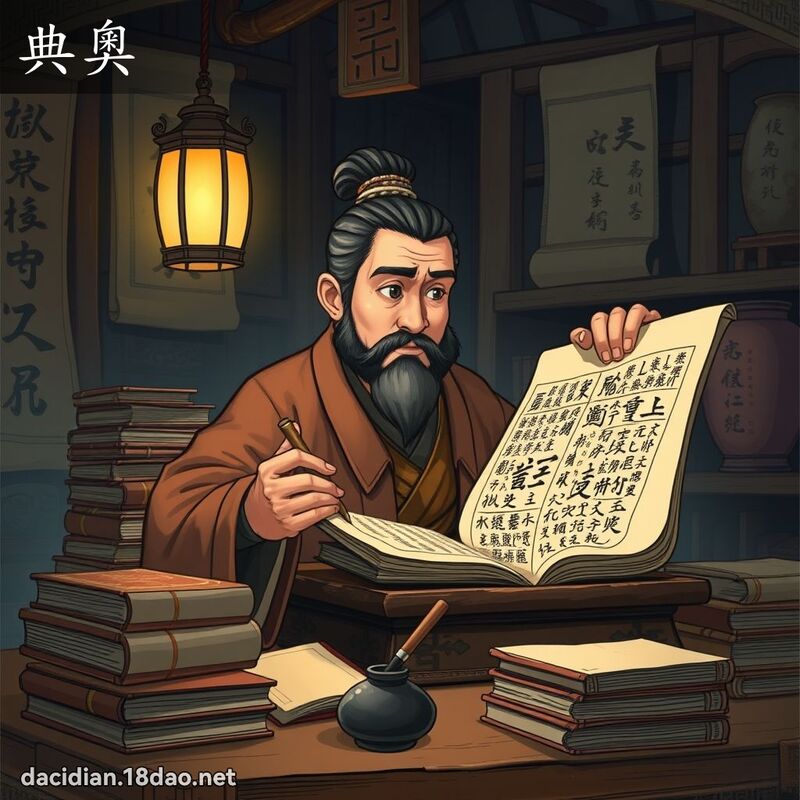 典奧 - 國語大辭典配圖