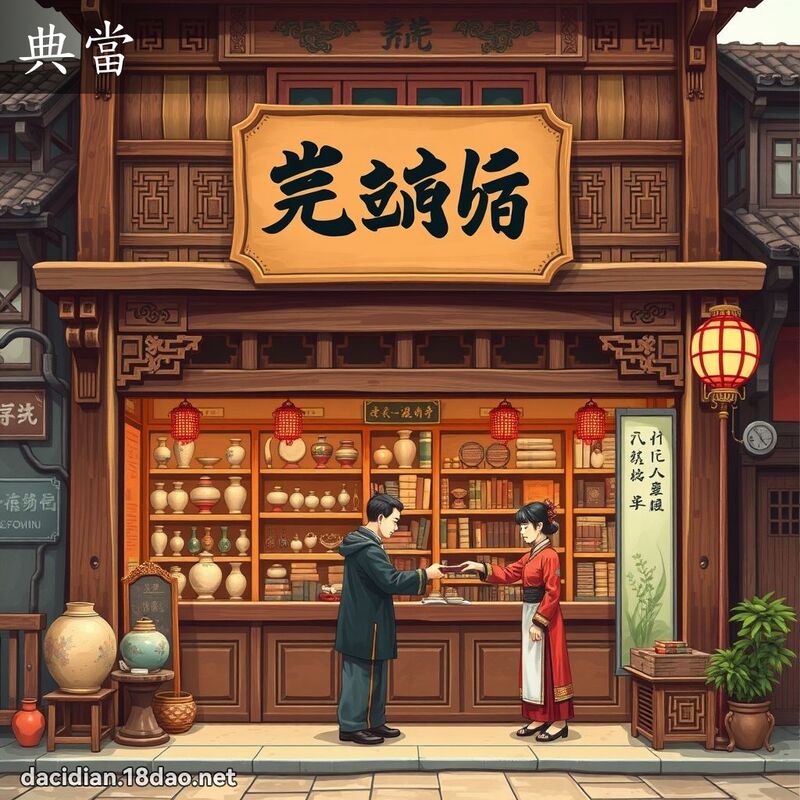典当 - 国语大辞典配图