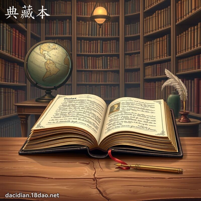 典藏本 - 國語大辭典配圖