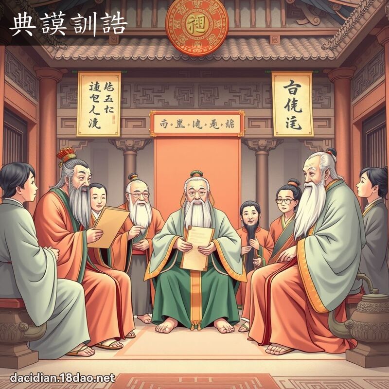 典謨训誥 - 国语大辞典配图