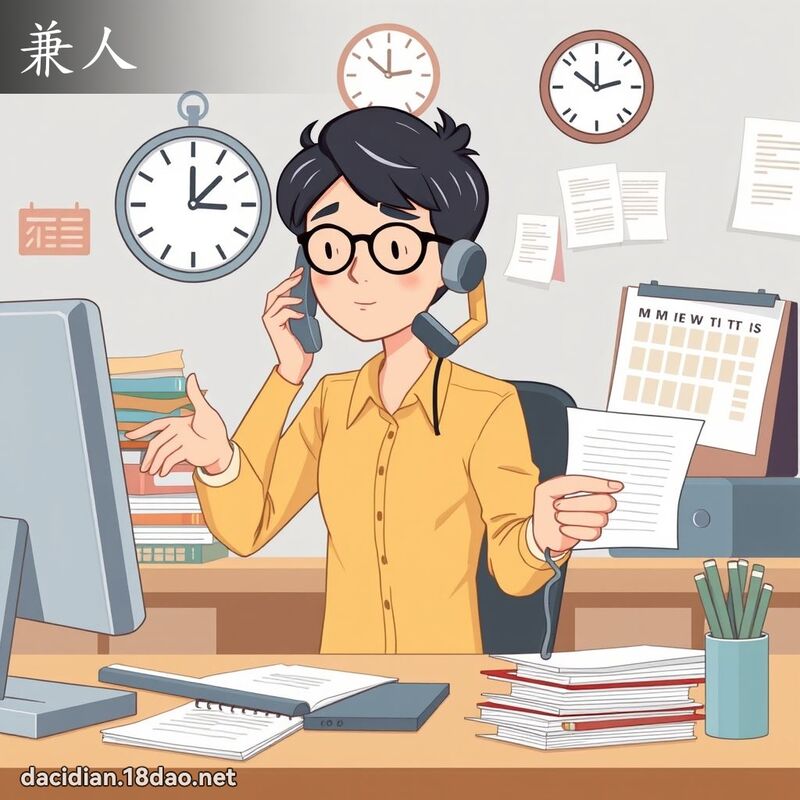 兼人 - 国语大辞典配图