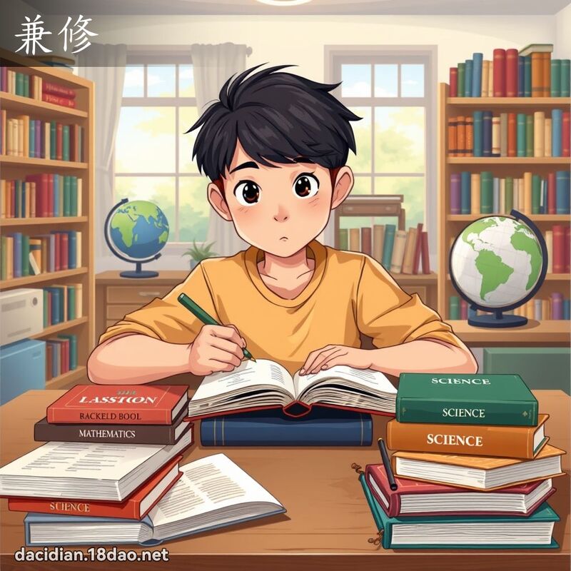 兼修 - 國語大辭典配圖