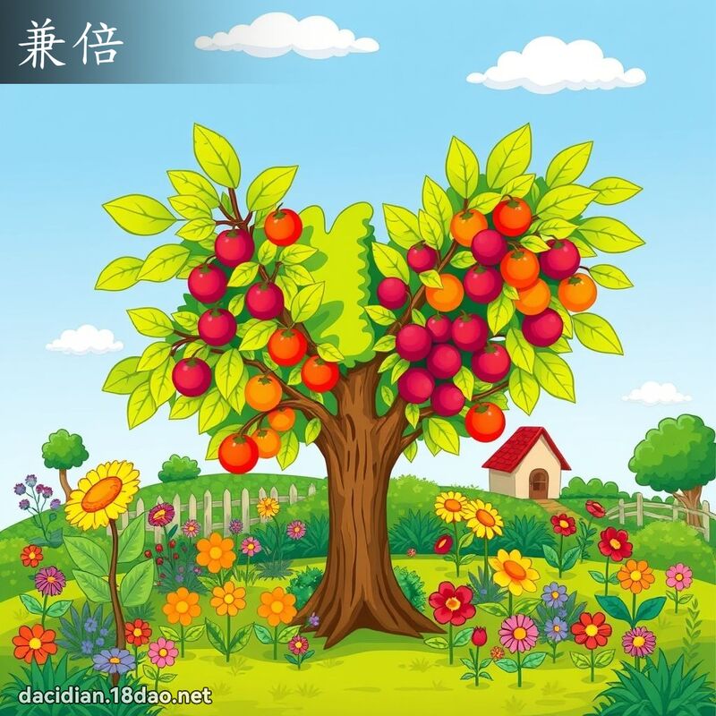 兼倍 - 國語大辭典配圖
