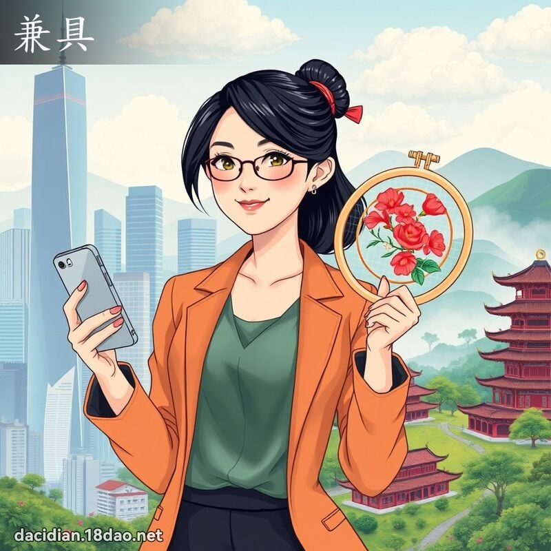 兼具 - 国语大辞典配图
