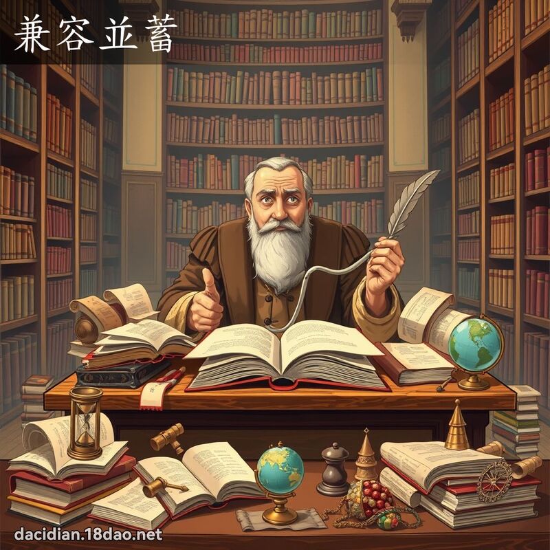 兼容並蓄 - 國語大辭典配圖