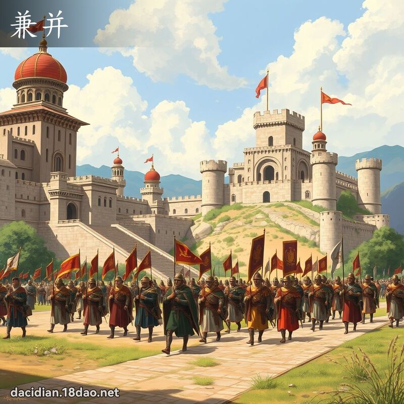 兼并 - 国语大辞典配图