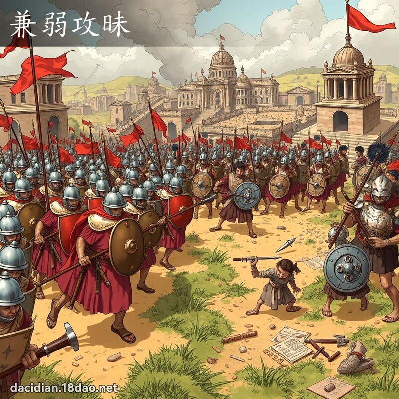 兼弱攻昧 - 国语大辞典配图