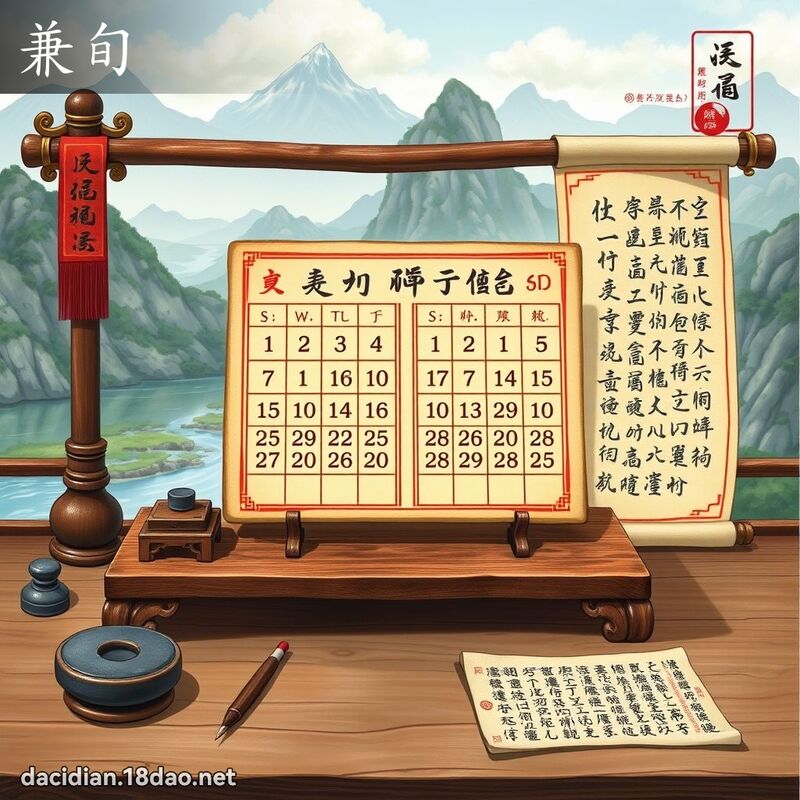 兼旬 - 国语大辞典配图