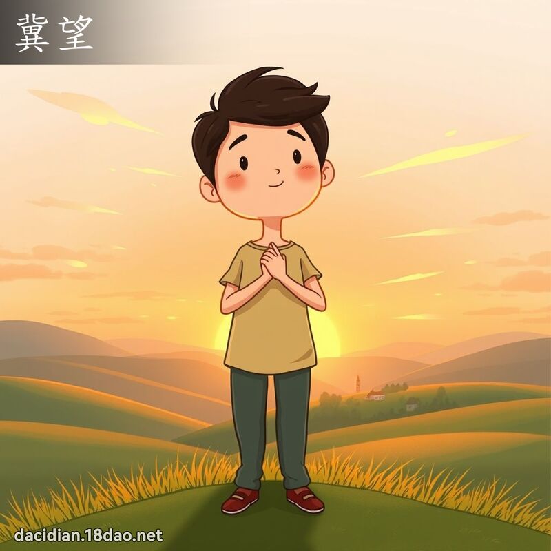 冀望 - 國語大辭典配圖