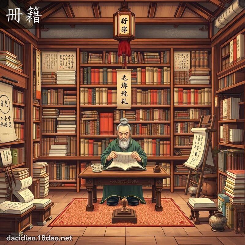 册籍 - 国语大辞典配图