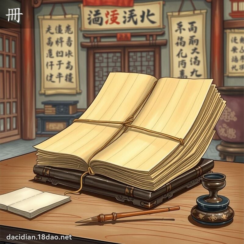汉字: 册 (多音字)