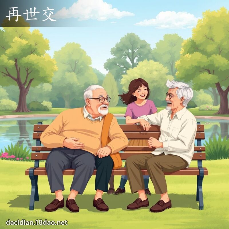 再世交 - 国语大辞典配图