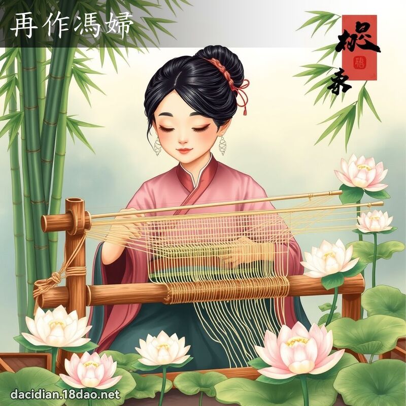 再作冯妇 - 国语大辞典配图