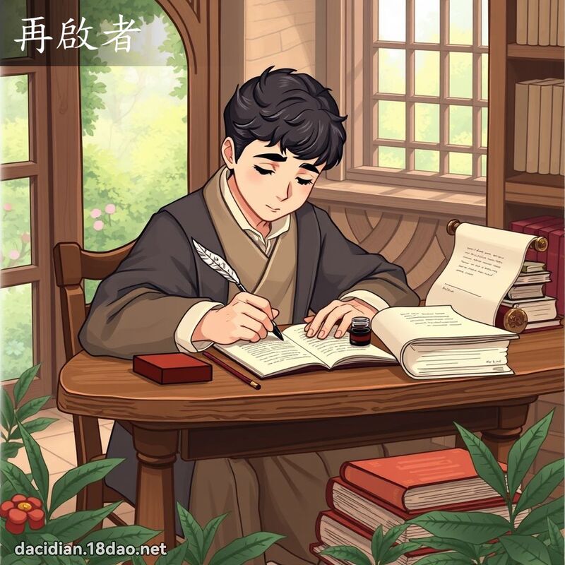 再启者 - 国语大辞典配图