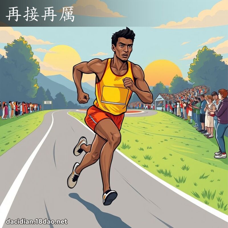 再接再厲 - 國語大辭典配圖