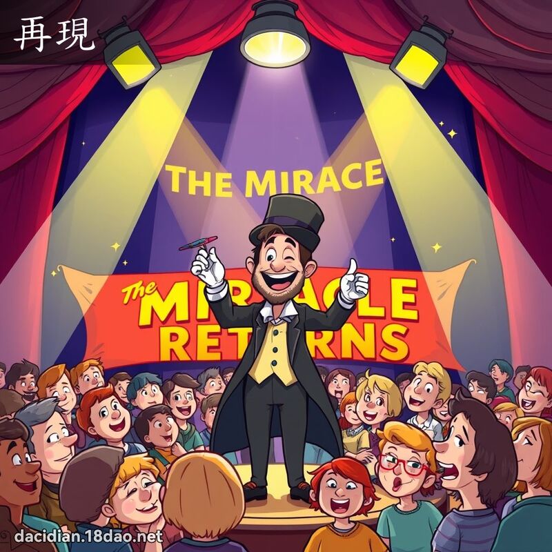 再現 - 國語大辭典配圖
