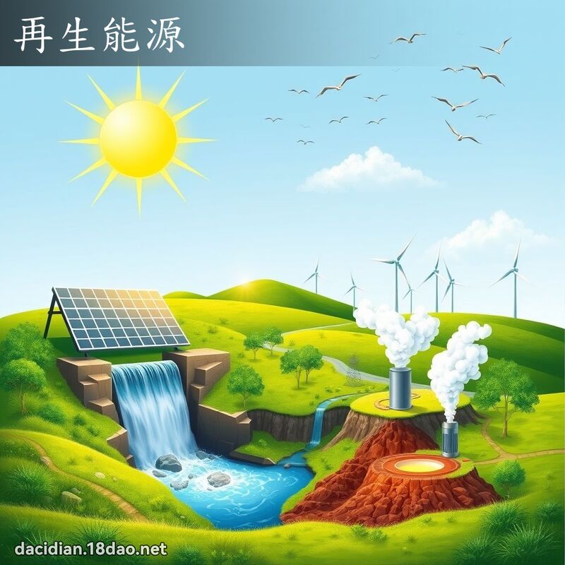 再生能源 - 國語大辭典配圖