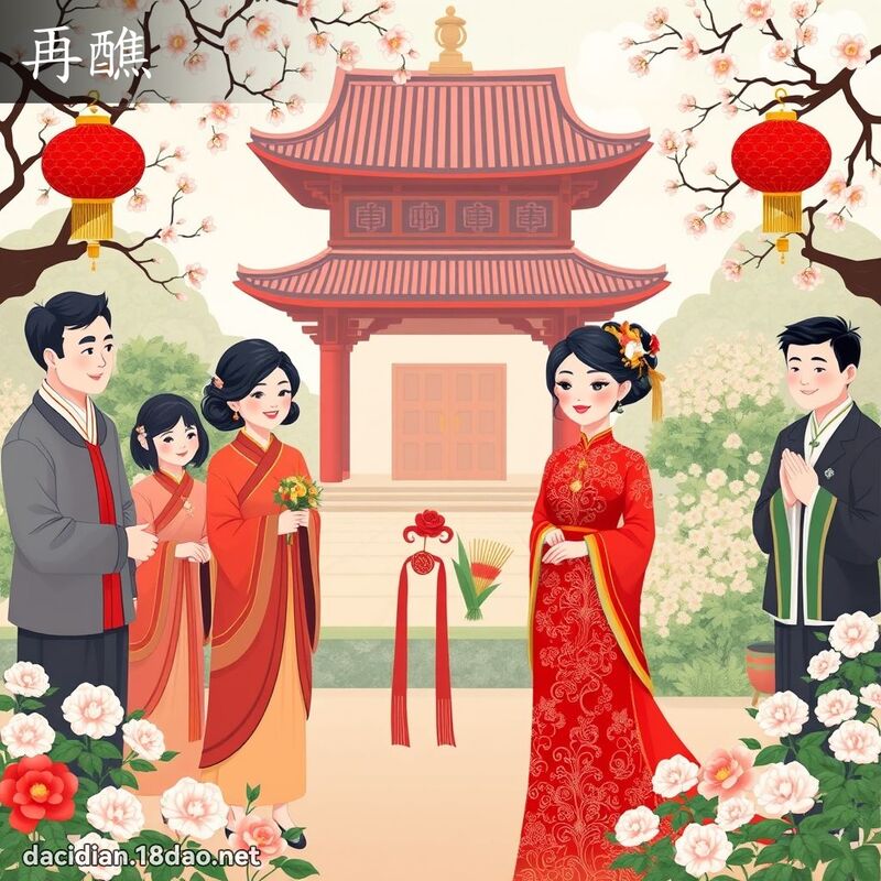 再醮 - 國語大辭典配圖